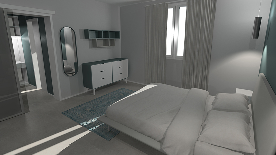Rendering Camera da Letto